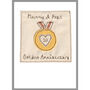 Personalised Gold Medal 50th Anniversary Card, thumbnail 8 of 11