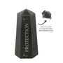 Protection Crystal Candle Obsidian Crystal, thumbnail 2 of 5
