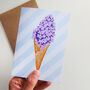 Pack Of Flower Ice Cream Greeting Cards, thumbnail 6 of 12
