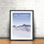 Val Thorens Three Valleys Ski Resort Art Print, thumbnail 2 of 3