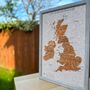 UK Pin Map Travel Gift Cork Board, thumbnail 6 of 6