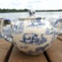 Two Cup Teapot In Blue Safari Design, thumbnail 7 of 12