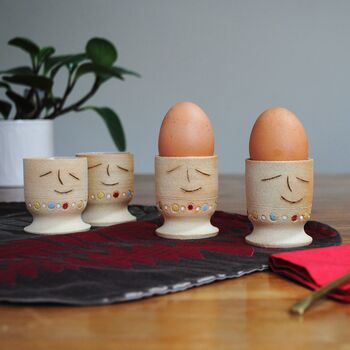 Handmade Stoneware Egg Cup, 2 of 5