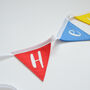 Personalised Colourful Bunting Boys Bedroom, thumbnail 2 of 8