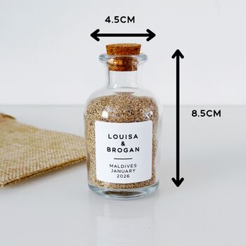 Holiday Sand Bottle With Personalised Label, 2 of 12