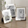 Classic Polished Silver Picture Frame With Ivory Mount, thumbnail 2 of 5