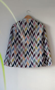 Colourful Geometric Jacket Blazer, 10 of 11