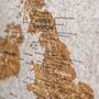 UK Pin Map Travel Gift Cork Board, thumbnail 2 of 6