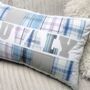 Memory Pillow, Keepsake Gift, Custom Made From Adult Clothes. Dads Shirts, Personalised Cushion, Decorative Patchwork Pillow, thumbnail 11 of 12