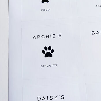 Custom Pet Paw Waterproof Labels, 5 of 10