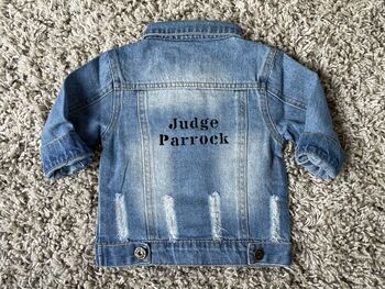 Baby/Toddler Denim Jacket With Embroidered Name, 2 of 7