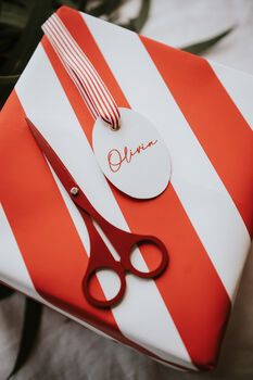 Personalised Christmas Gift Tag Place Setting, 3 of 5