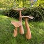 Set Of Three Wooden Mushrooms For Garden, thumbnail 1 of 12