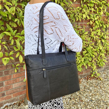 Multi Coloured Genuine Leather Shoulder Bag, 2 of 2