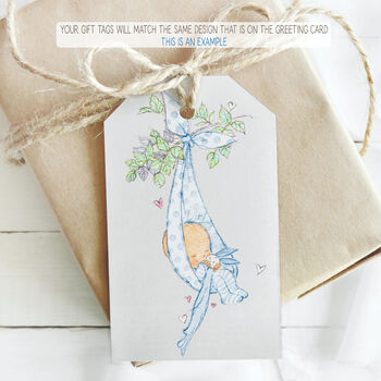 New Baby Card For Boys, Christening Card Boys ..V2a18, 5 of 6