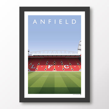 Liverpool Fc Anfield From The Centre Circle Poster, 7 of 7