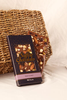Big Milk Chocolate Bar Handmade By Saffire Chocolates, 5 of 5