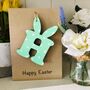 Personalised Easter Bunny Letter Wooden Keepsake Card, thumbnail 3 of 9