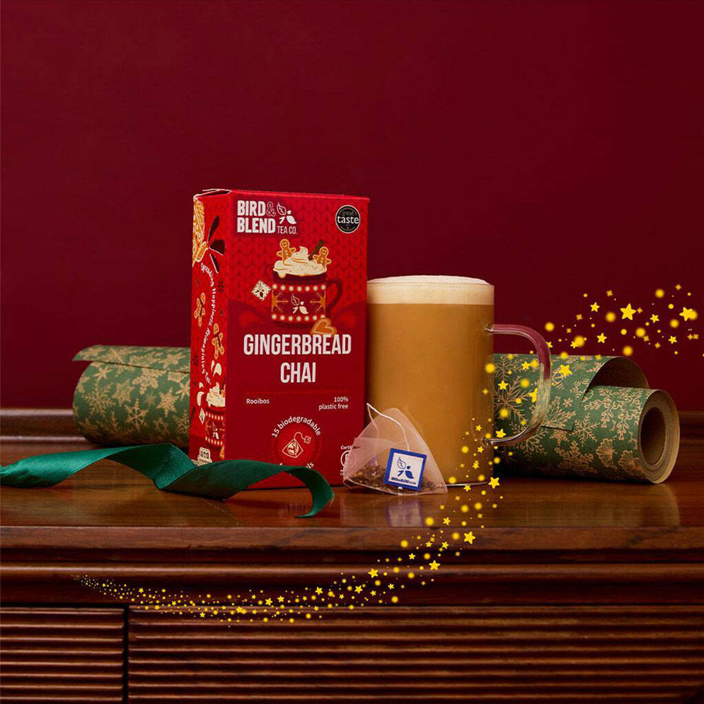 Gingerbread Chai Tea Bag Gift, 1 of 5
