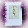 Personalised, Embroidered Christmas Tree Card, thumbnail 7 of 10