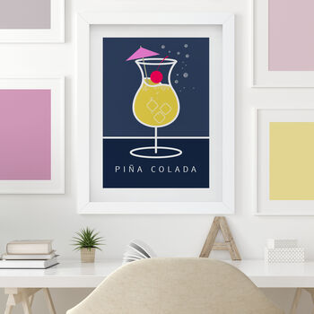 Pina Colada Cocktail Drink Art, 4 of 5