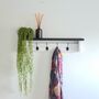 Wooden Coat Rack With Hanging Hooks And Shelf, thumbnail 6 of 11
