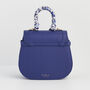 Blue Agnes Top Handle Saddle Bag, thumbnail 6 of 9