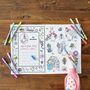 Jemima Puddle Duck Placemat + 10 Pens Kit, thumbnail 3 of 7