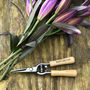 Personalised Wood Handled Flower Scissors, thumbnail 1 of 3