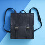 Handmade Leather Backpack, thumbnail 4 of 10