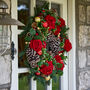 Canterbury Roses Giant Luxury Christmas Wreath, thumbnail 3 of 8