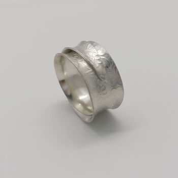 Sterling Silver Blossom Wrapped Ring, 3 of 4
