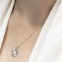 Sterling Silver Mother Of Pearl Sun Disc Necklace, thumbnail 1 of 6