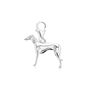 Greyhound Sterling Silver Jewellery Charm, thumbnail 2 of 8