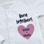 Personalised Twin Baby Grows | Twin Gifts, thumbnail 4 of 9