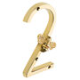 House Numbers With Bee In Brass Finish, thumbnail 3 of 11