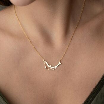 Ocean Spirit Dolphin Necklace, 3 of 10