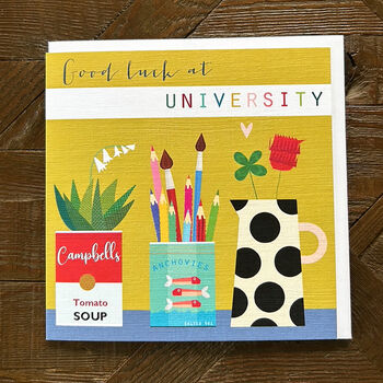 University Good Luck Pencils Card, 3 of 5