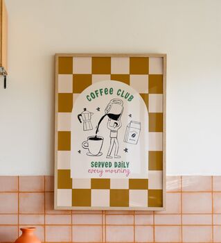 Daily Coffee Club Print, 2 of 3