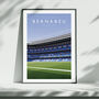 Real Madrid Santiago Bernabéu Stadium Poster, thumbnail 3 of 7