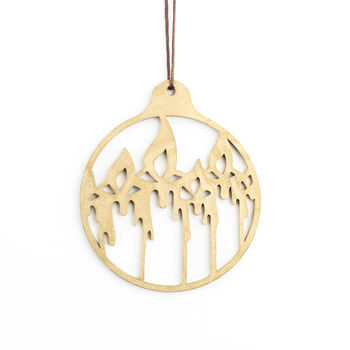 Handmade Brass Christmas Tree Decorations – The Joyful Traditions Collection, 8 of 11