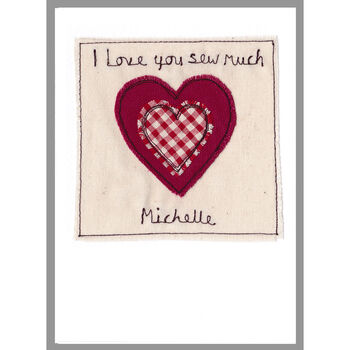 Personalised Heart Romantic Card For Girlfriend, Wife, Fiancée, Her, 2 of 12