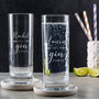 Personalised 'Gin O'clock' Gin Glass For Her, thumbnail 2 of 3