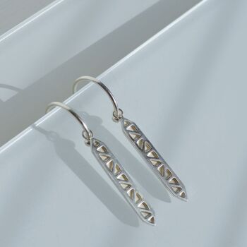 Blaise Maxi Charm Hoop Earrings, 4 of 4