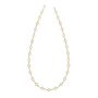 9ct Gold Quatrefoil Station Link Necklace, thumbnail 2 of 4