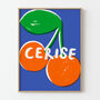 French Cherry Colourful Kitchen Print, thumbnail 9 of 9