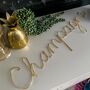 Champagne Gold Wire Word Sign, thumbnail 3 of 3