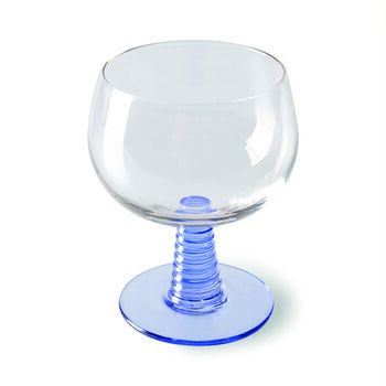 Blue Swirl Wine Glass, 2 of 2
