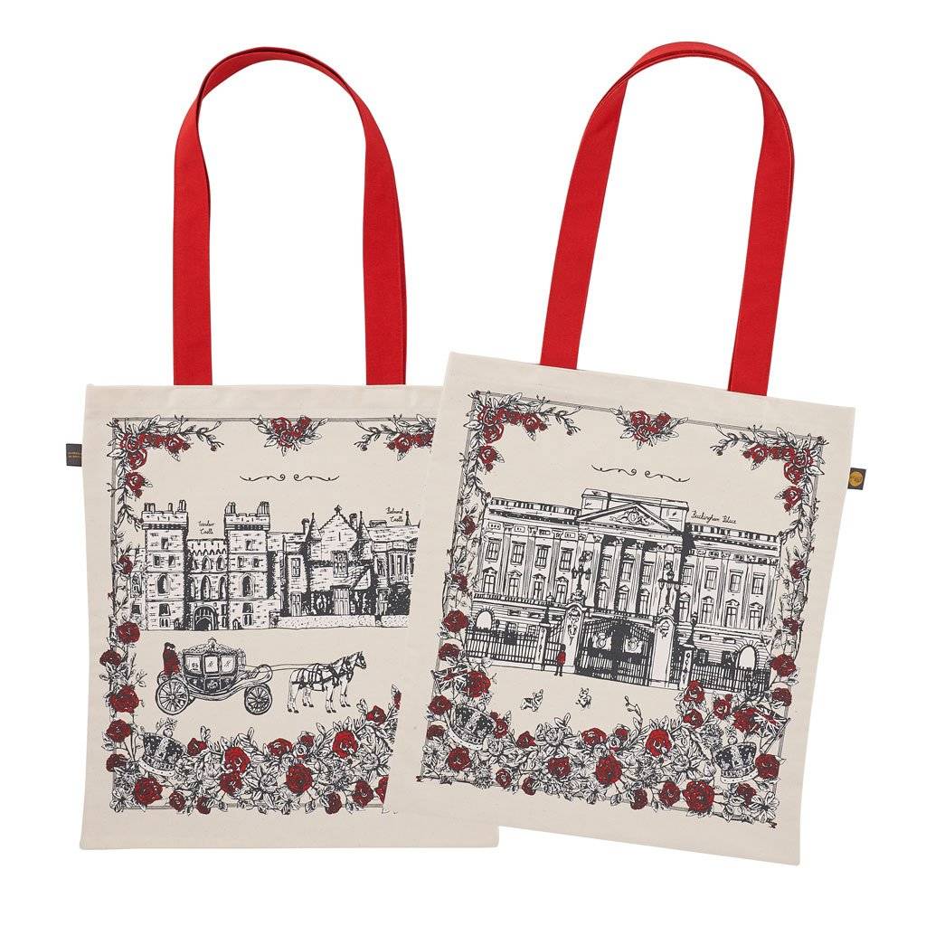 Royally British Canvas Bag By Victoria Eggs