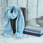 Luxury Large Cashmere And Merino Scarf, thumbnail 6 of 12